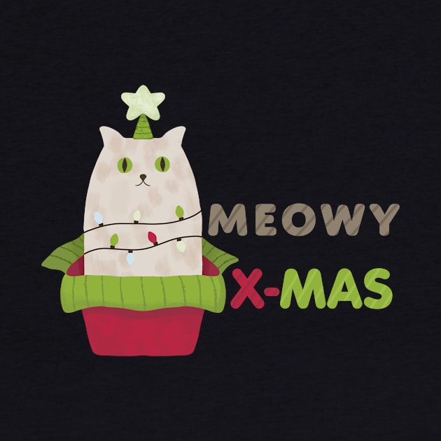 meowy christmas by derangedexplorer